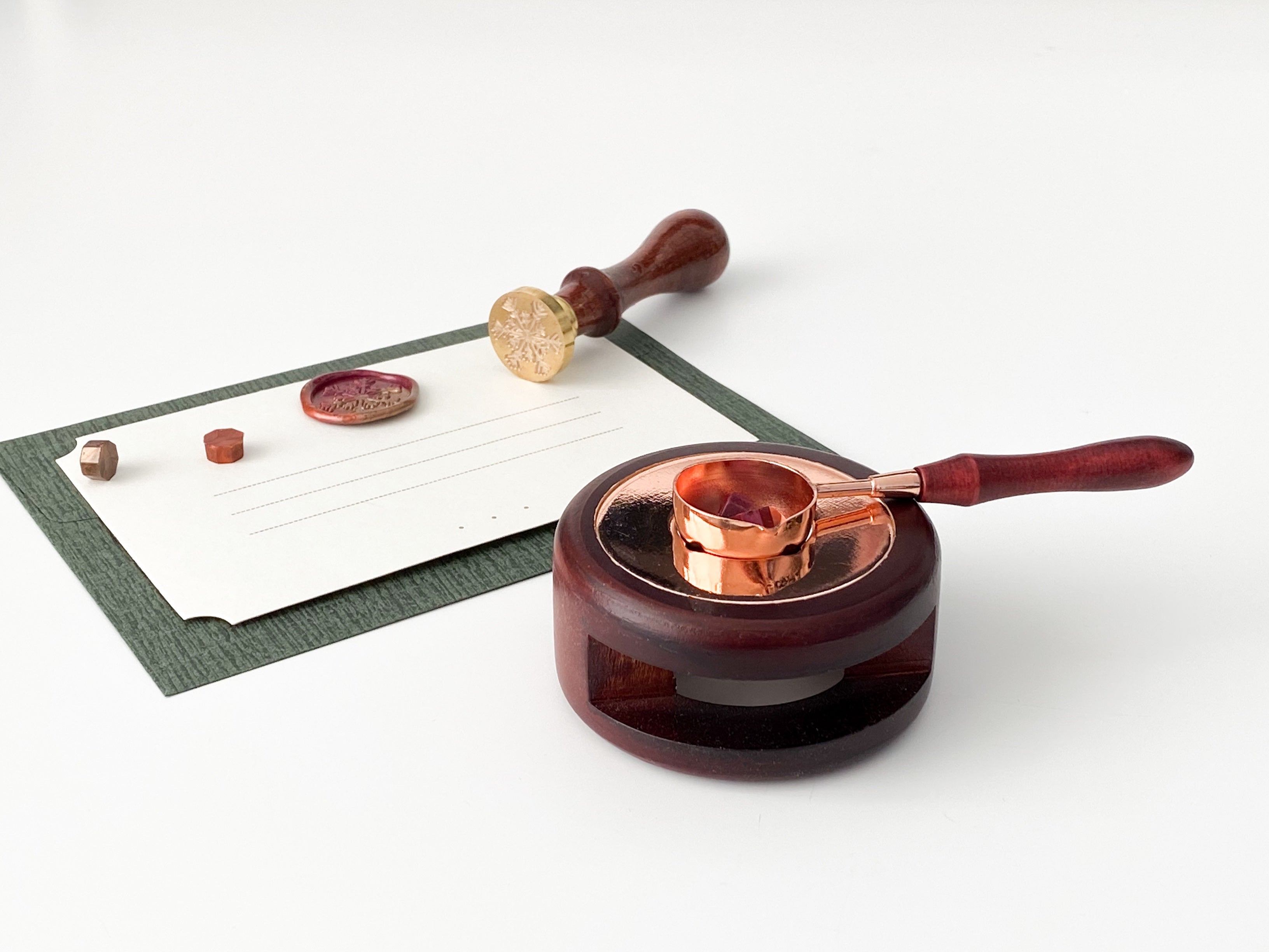 Wooden Sealing Wax Melting Stove