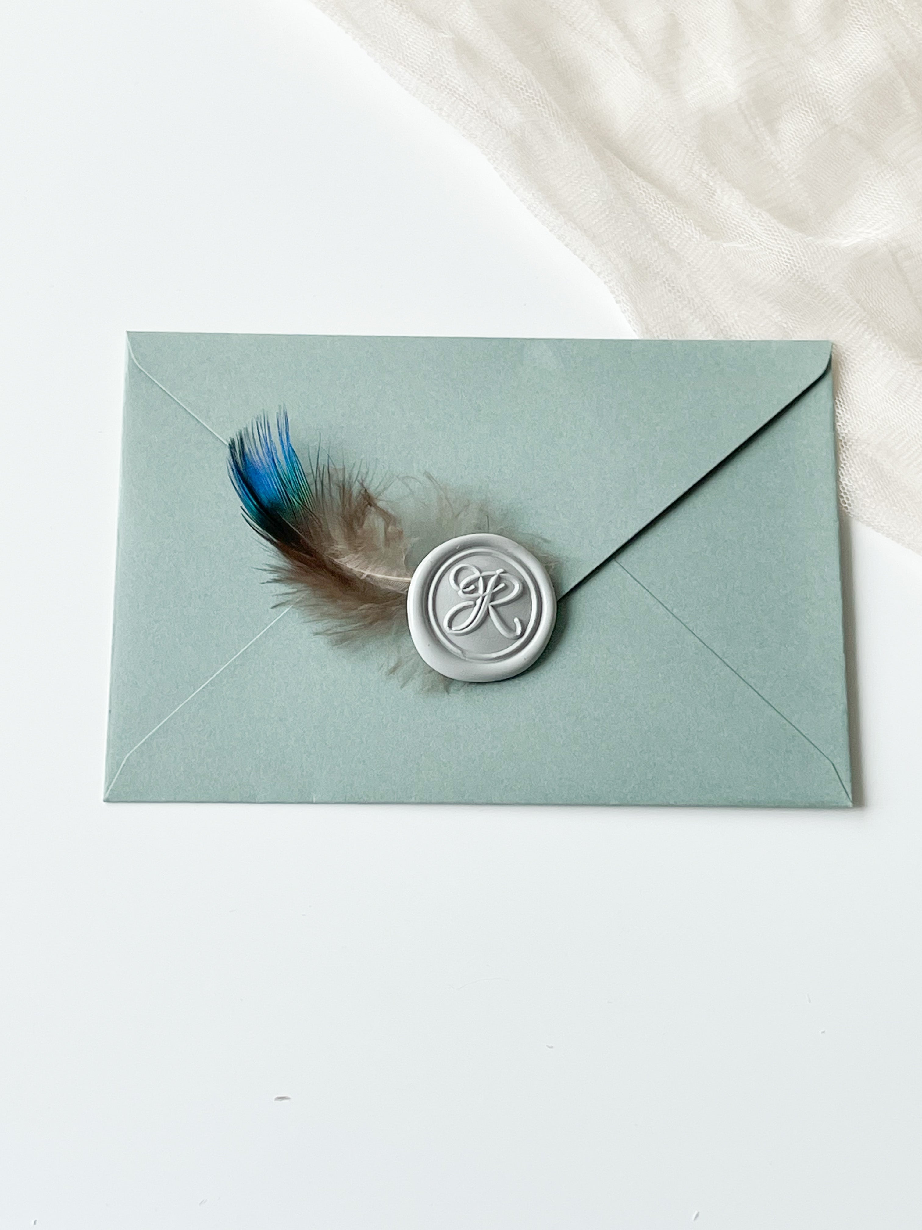 Decorative Peacock Feathers for Wax Seals