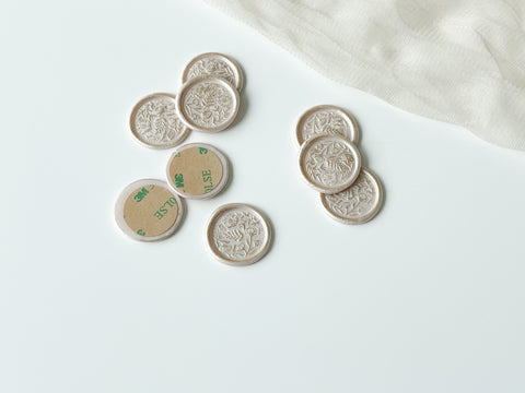 Spring Florals Wax Seal & Sticker Backing (5 pieces)