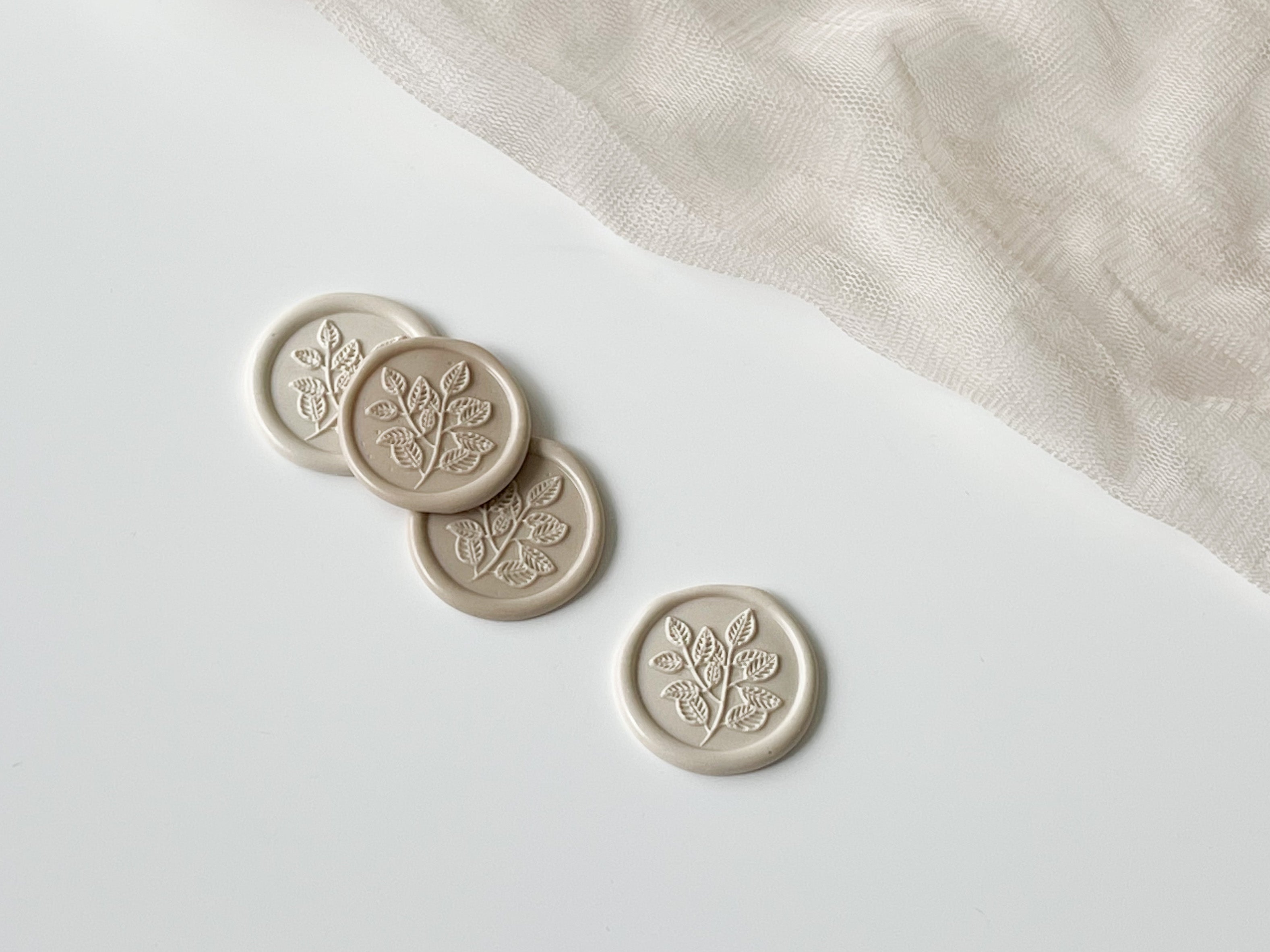 Leaf Wax Seal & Sticker Backing (5 pieces)