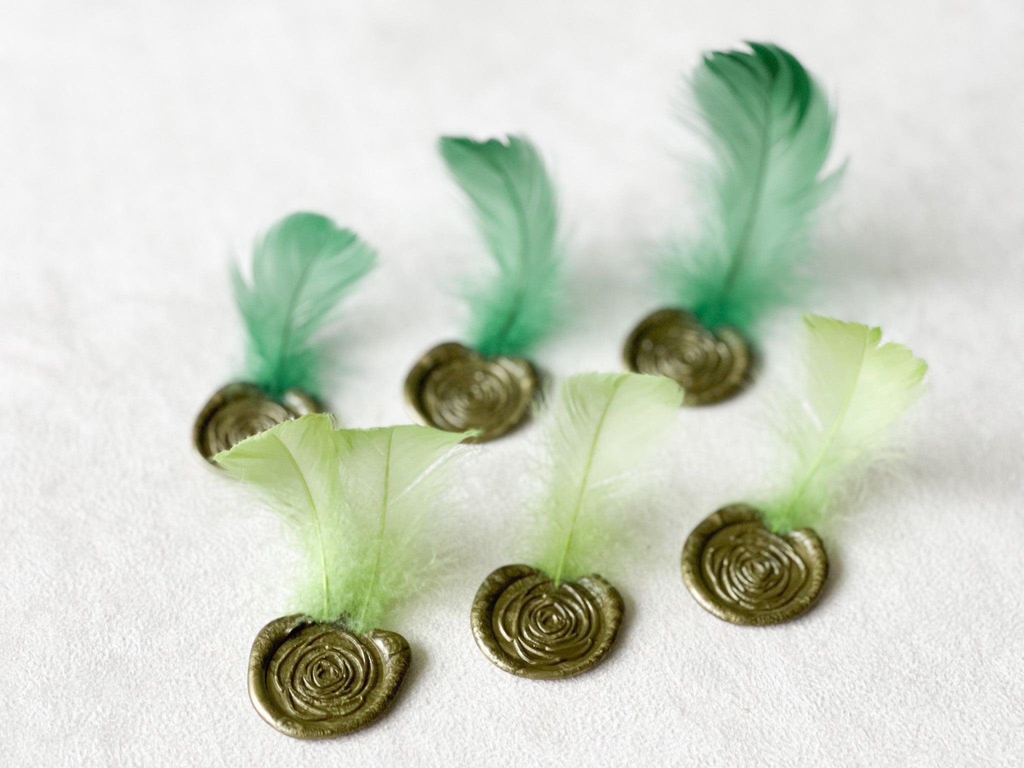 Decorative Feathers for wax seals