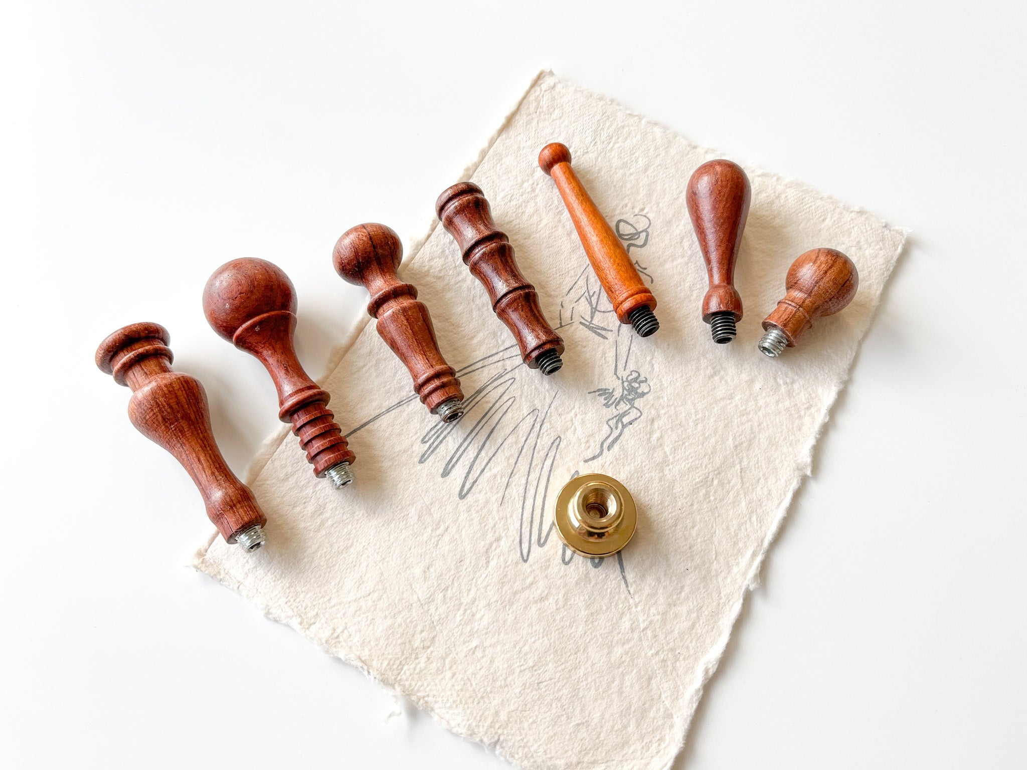 Wooden Sealing Wax Handles