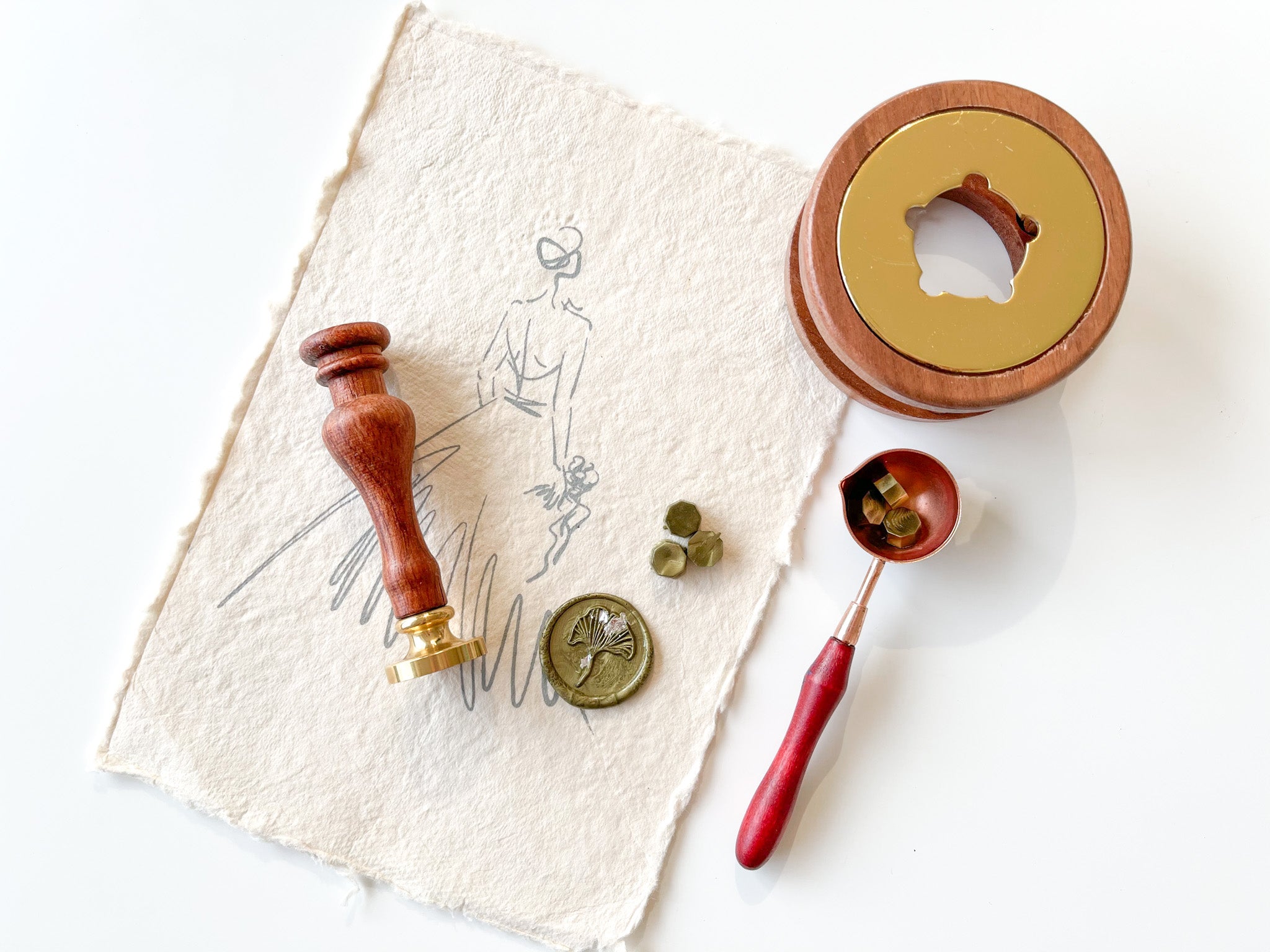 Wooden Sealing Wax Handles