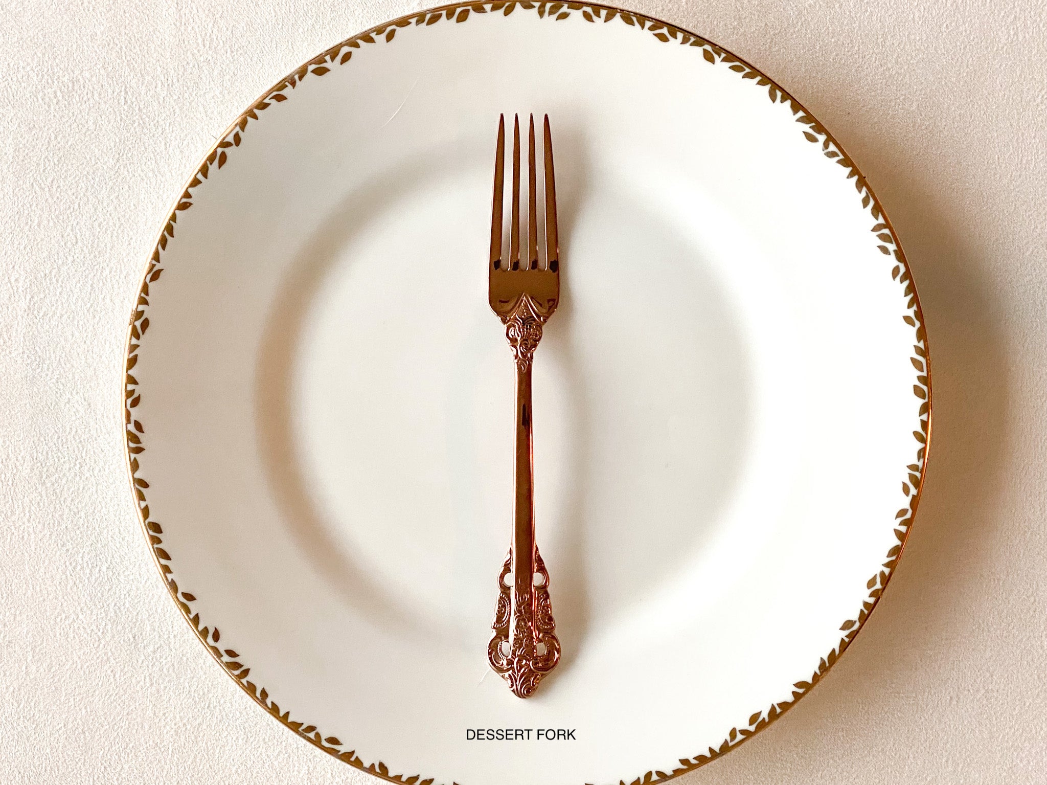 Vintage Rose Gold Cutlery