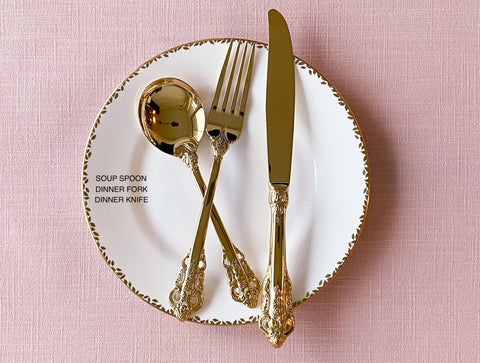 Vintage Gold Cutlery