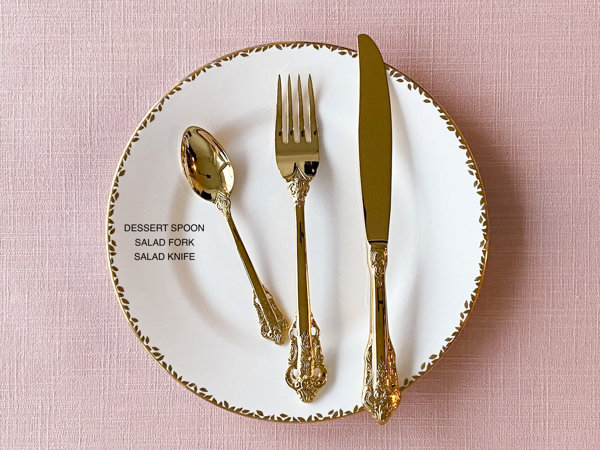 Vintage Gold Cutlery