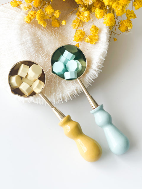 Coloured Wax Melting Spoons