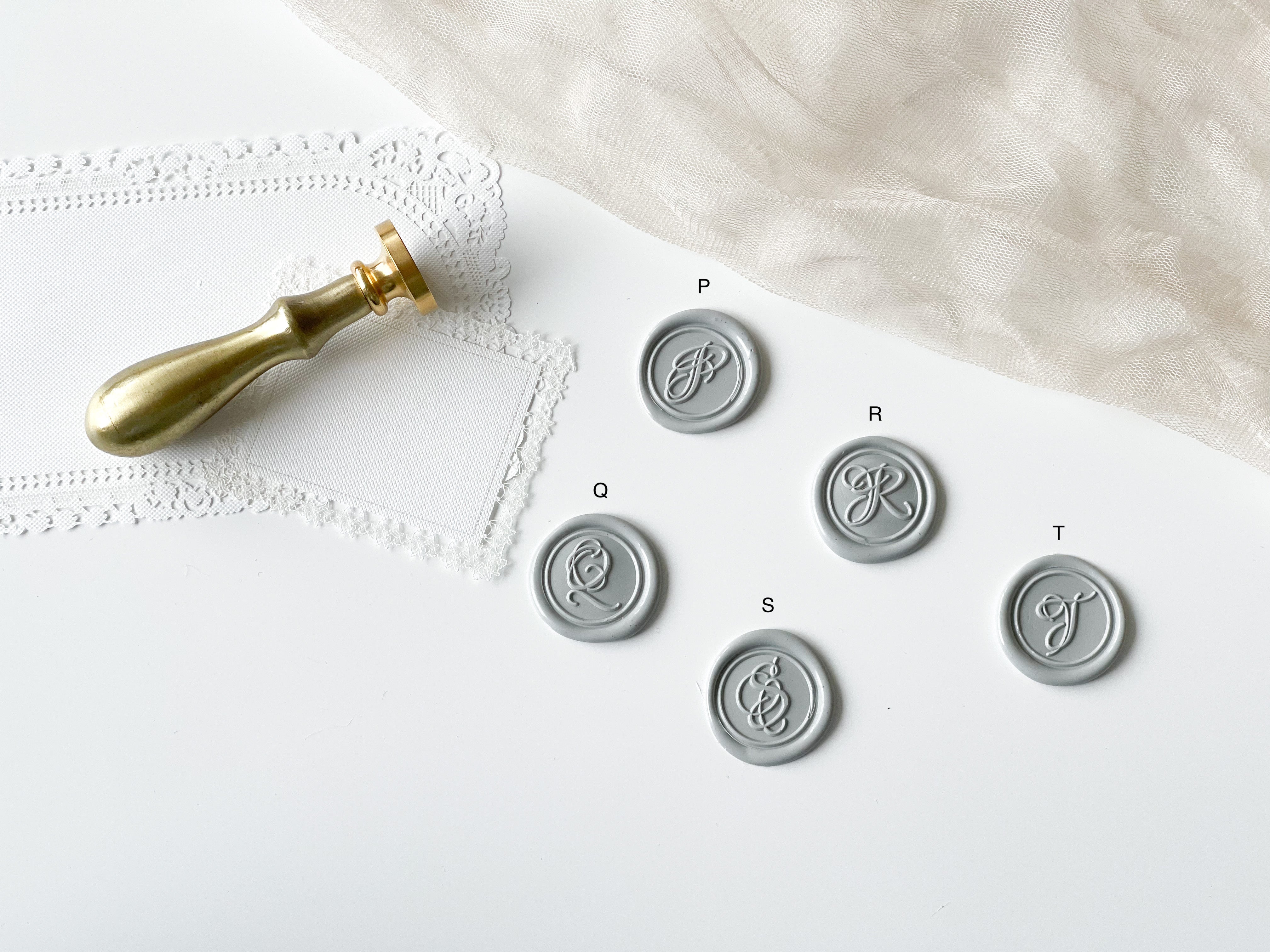 Cursive Letter Wax Seal Stamp