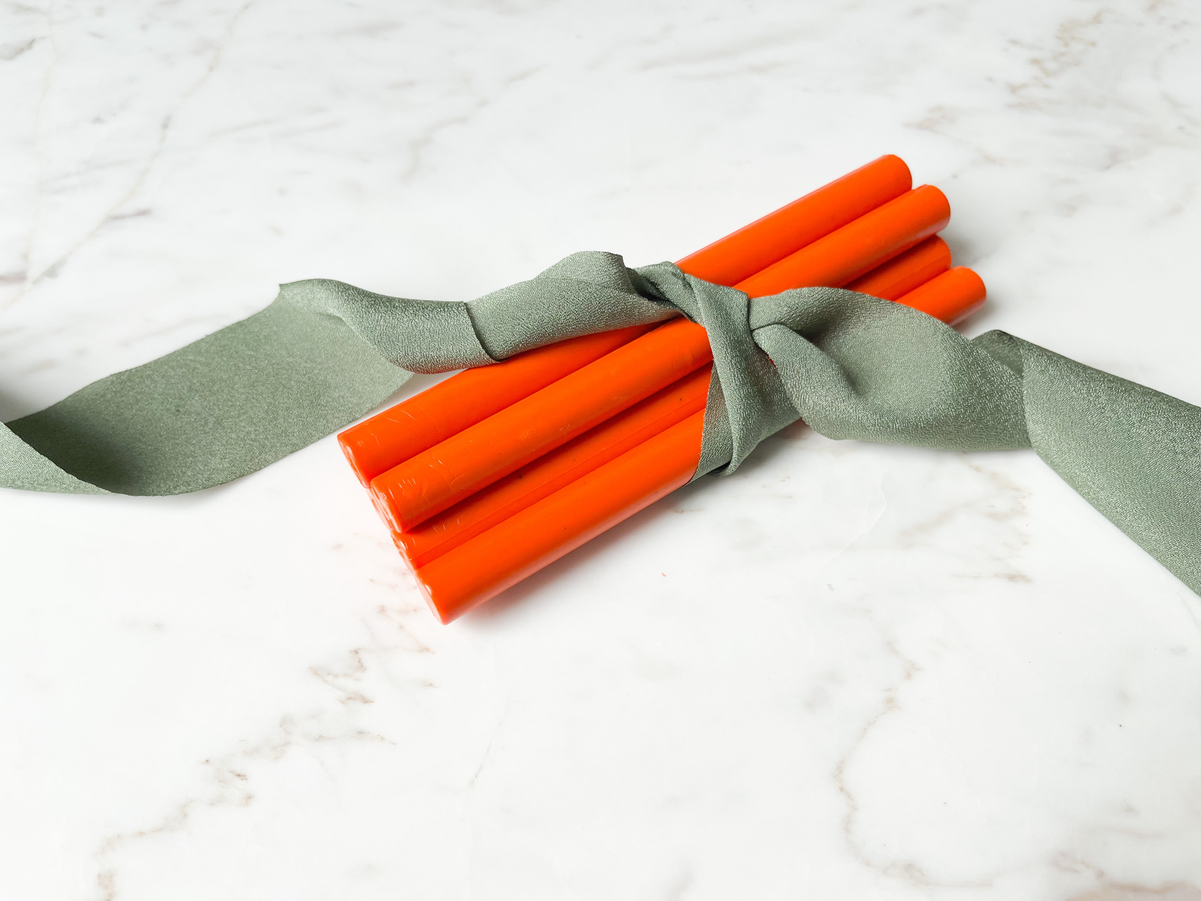 Orange Sealing Wax Sticks