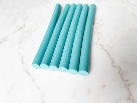 Teal Blue Sealing Wax Sticks