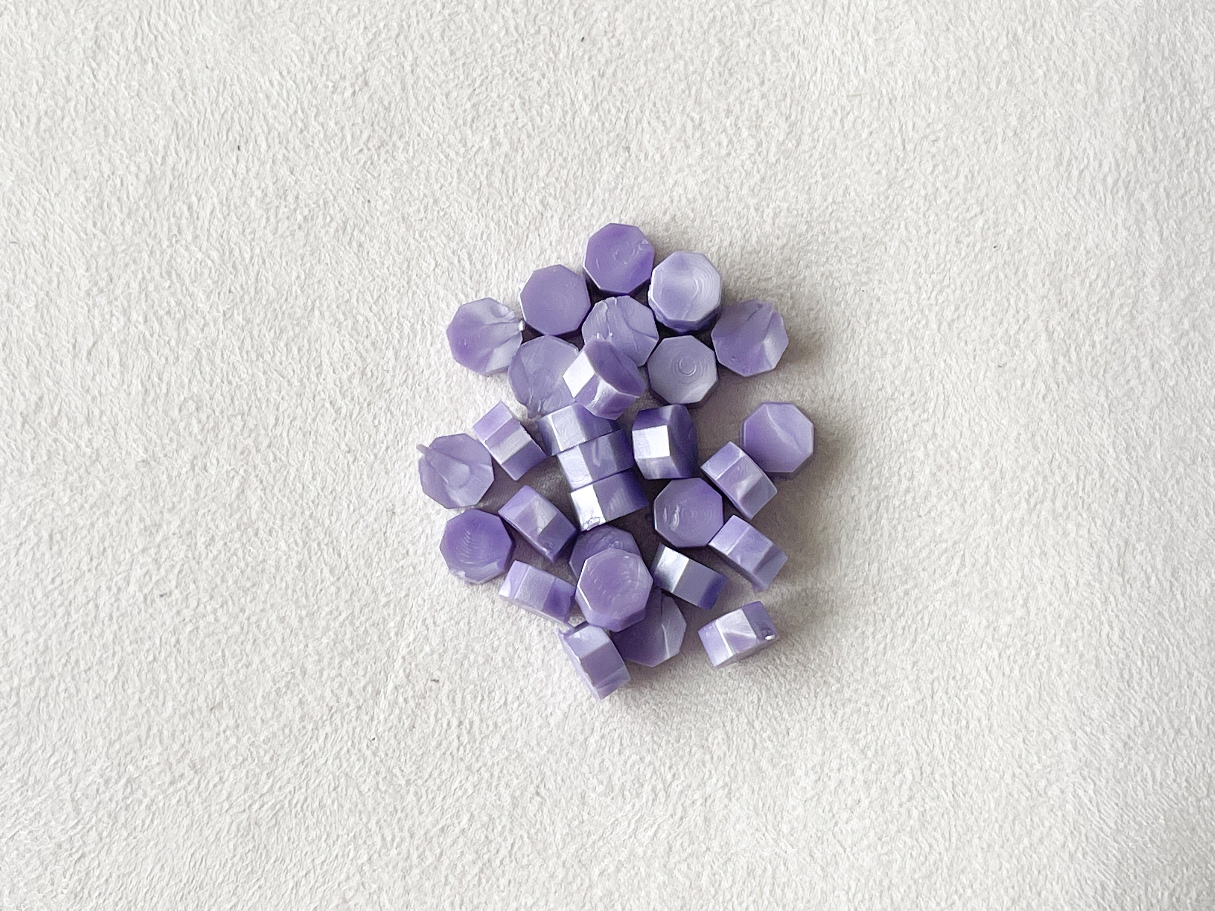 Lavender Purple Wax Beads (50/100/200 beads)