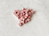 Salmon Pink Wax Beads (50/100/200 beads)
