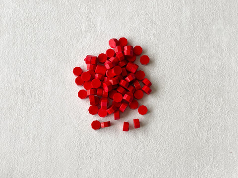 Ferrari Red Wax Beads (50/100/200 beads)