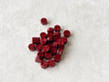 Ruby Red Wax Beads (50/100/200 beads)