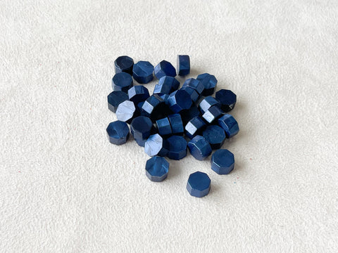 Midnight Blue Wax Beads (50/100/200 beads)