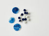 Mixed Jade Blue Wax Beads (100 beads)