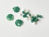 Mixed Jade Green Wax Beads (100 beads)