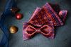 Minos Butterfly Bow Tie & Pocket Square Set