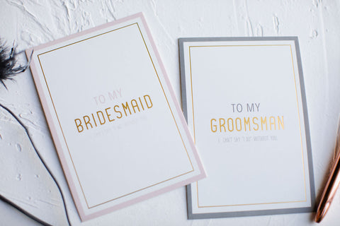 Bridal Party Thank You Card