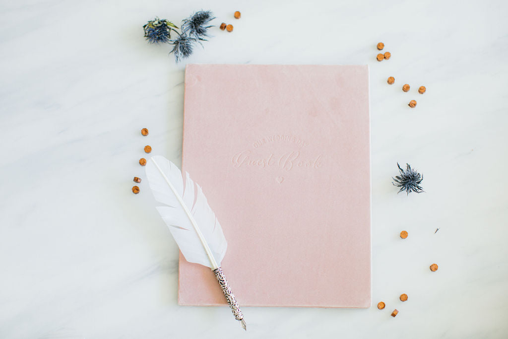 Velvet Guest Book