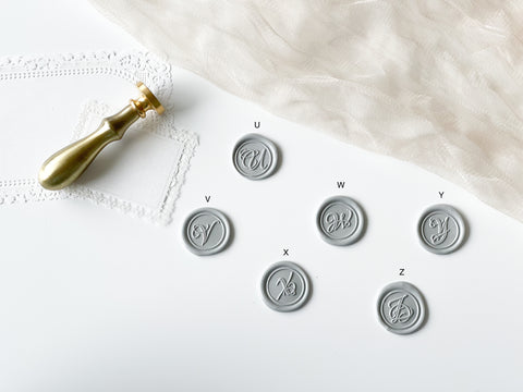 Cursive Letter Wax Seal Stamp