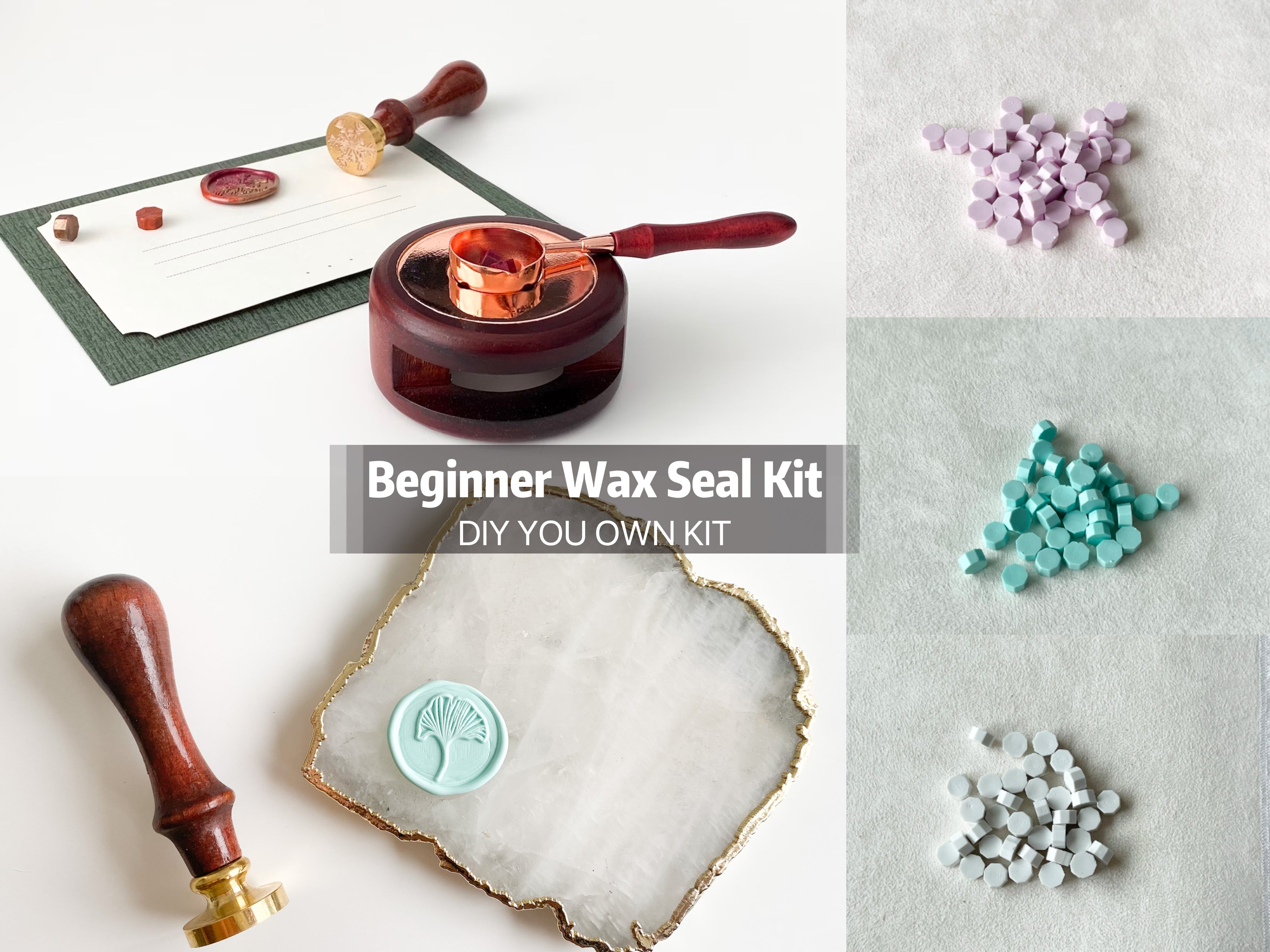 Beginner Wax Seal Kit (Gingko Design)