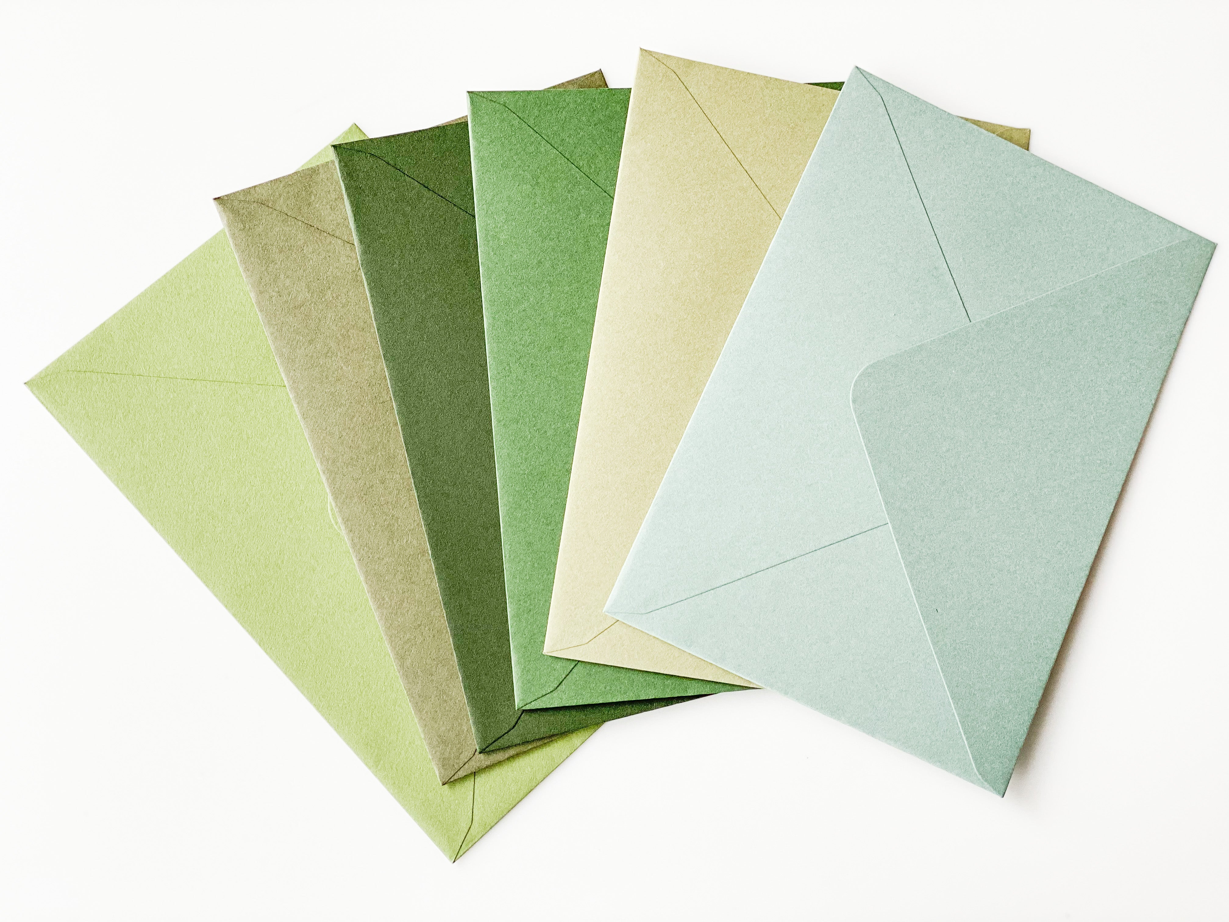 Shade of Green Envelope (3pcs)