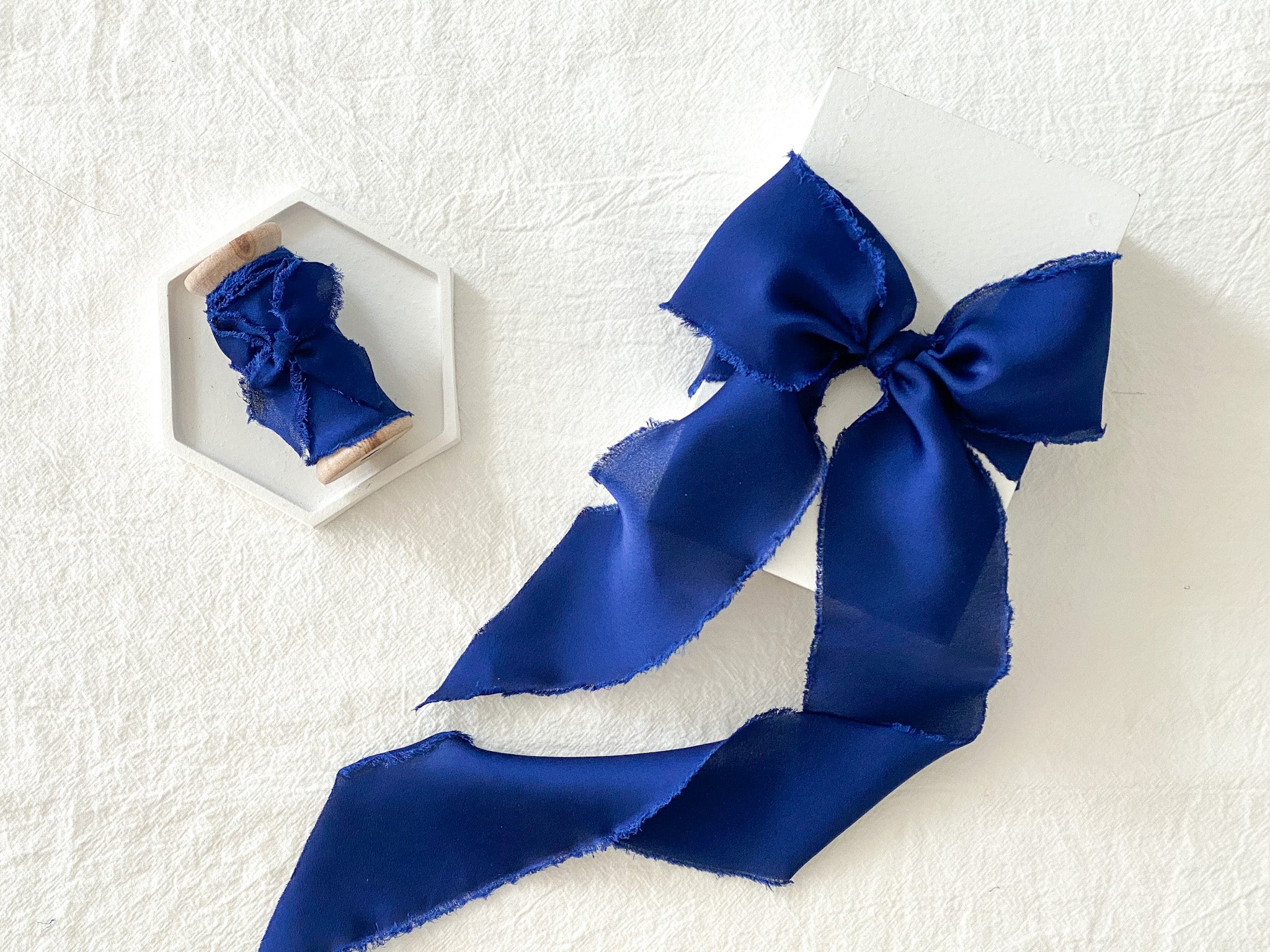 Silk Ribbon w/ Wooden Spool