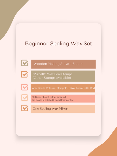 Beginner Wax Seal Kit (Wreath)